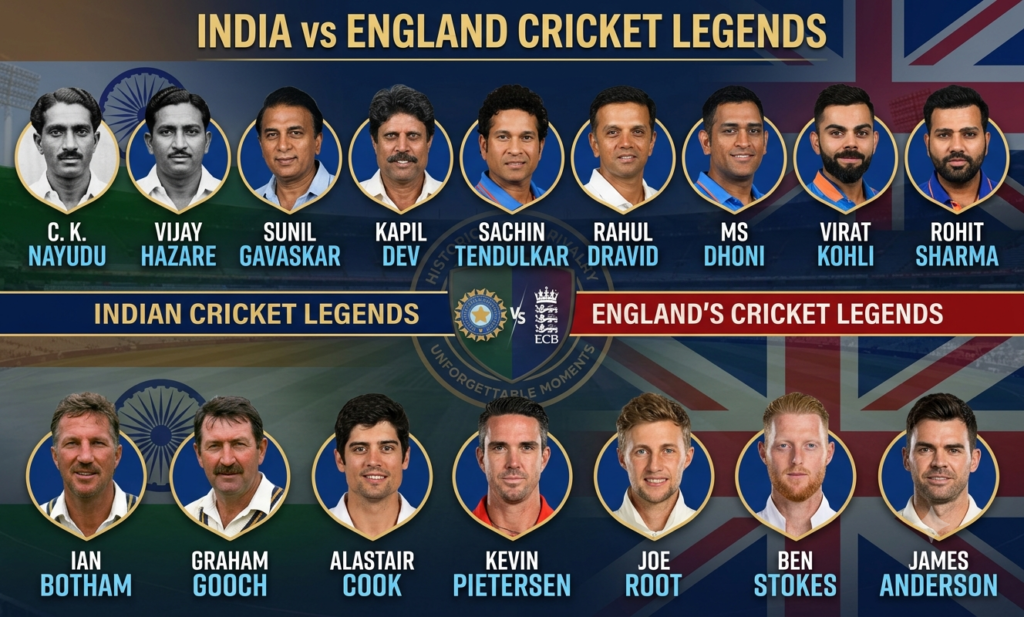 India National Cricket Team vs England Cricket Team Timeline